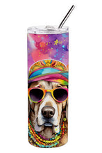 Load image into Gallery viewer, Weimaraner Hippie Dawg Stainless Steel Skinny Tumbler