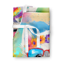 Load image into Gallery viewer, Westie Hippie Dawg Apron – Artist-Designed Kitchen, BBQ &amp; Craft Apron