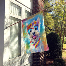 Load image into Gallery viewer, Westie Hippie Dawg House Flag
