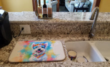 Load image into Gallery viewer, Westie Hippie Dawg Dish Drying Mat