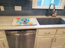 Load image into Gallery viewer, Westie Hippie Dawg Dish Drying Mat
