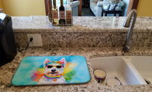 Load image into Gallery viewer, Westie Hippie Dawg Dish Drying Mat