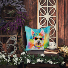 Load image into Gallery viewer, Westie Hippie Dawg Fabric Decorative Pillow