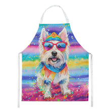Load image into Gallery viewer, Westie Hippie Dawg Apron – Artist-Designed Kitchen, BBQ &amp; Craft Apron