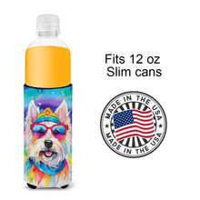 Load image into Gallery viewer, Westie Hippie Dawg Slim Can Huggers – Fun, Functional Drink Coolers for Every Occasion