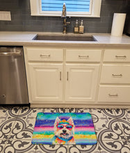 Load image into Gallery viewer, Westie Hippie Dawg Memory Foam Kitchen Mat