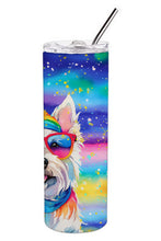 Load image into Gallery viewer, Westie Hippie Dawg Stainless Steel Skinny Tumbler
