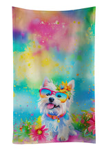Load image into Gallery viewer, Westie Hippie Dawg Kitchen Towel