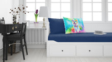 Load image into Gallery viewer, Westie Hippie Dawg Standard Pillowcase – Artistic Decorative Front, White Back