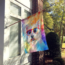 Load image into Gallery viewer, Westie Hippie Dawg House Flag