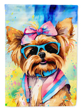 Load image into Gallery viewer, Yorkshire Terrier Hippie Dawg House Flag