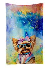 Load image into Gallery viewer, Yorkshire Terrier Hippie Dawg Kitchen Towel