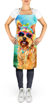 Load image into Gallery viewer, Yorkshire Terrier Hippie Dawg Apron – Artist-Designed Kitchen, BBQ &amp; Craft Apron