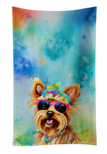 Load image into Gallery viewer, Yorkshire Terrier Hippie Dawg Kitchen Towel