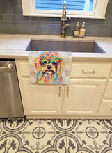 Load image into Gallery viewer, Yorkshire Terrier Hippie Dawg Kitchen Towel
