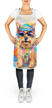 Load image into Gallery viewer, Yorkshire Terrier Hippie Dawg Apron – Artist-Designed Kitchen, BBQ &amp; Craft Apron