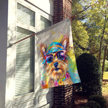 Load image into Gallery viewer, Yorkshire Terrier Hippie Dawg House Flag