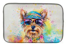 Load image into Gallery viewer, Yorkshire Terrier Hippie Dawg Dish Drying Mat