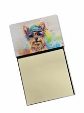 Load image into Gallery viewer, Yorkshire Terrier Hippie Dawg Sticky Note Holder- Refiilable Desk Accessory Note Pad