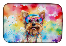 Load image into Gallery viewer, Yorkshire Terrier Hippie Dawg Dish Drying Mat