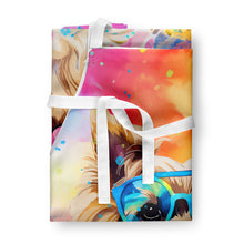 Load image into Gallery viewer, Yorkshire Terrier Hippie Dawg Apron – Artist-Designed Kitchen, BBQ &amp; Craft Apron