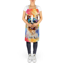 Load image into Gallery viewer, Yorkshire Terrier Hippie Dawg Apron – Artist-Designed Kitchen, BBQ &amp; Craft Apron