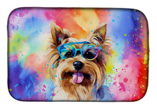 Load image into Gallery viewer, Yorkshire Terrier Hippie Dawg Dish Drying Mat