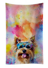 Load image into Gallery viewer, Yorkshire Terrier Hippie Dawg Kitchen Towel