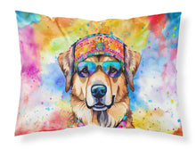 Load image into Gallery viewer, Hippie Dawg Standard Pillowcase – Artistic Decorative Front, White Back