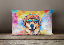 Load image into Gallery viewer, Hippie Dawg Fabric Decorative Pillow