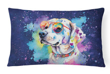 Load image into Gallery viewer, Hippie Dawg Fabric Decorative Pillow
