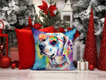 Load image into Gallery viewer, Hippie Dawg Fabric Decorative Pillow