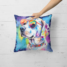 Load image into Gallery viewer, Hippie Dawg Fabric Decorative Pillow