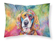Load image into Gallery viewer, Hippie Dawg Standard Pillowcase – Artistic Decorative Front, White Back