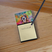 Load image into Gallery viewer, Hippie Dawg Sticky Note Holder- Refiilable Desk Accessory Note Pad