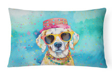 Load image into Gallery viewer, Hippie Dawg Fabric Decorative Pillow