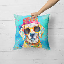 Load image into Gallery viewer, Hippie Dawg Fabric Decorative Pillow