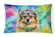 Load image into Gallery viewer, Hippie Dawg Fabric Decorative Pillow