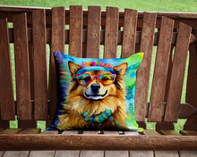Load image into Gallery viewer, Hippie Dawg Throw Pillow - 14x14 Decorative Pillow – Art for Your Home &amp; Patio