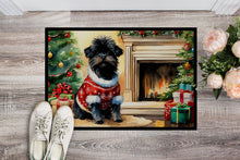 Load image into Gallery viewer, Affenpinscher Cozy Christmas Doormat - Large 24x36 – Indoor/Outdoor Floor Mat with Artistic Flair