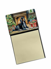 Load image into Gallery viewer, Afghan Hound Cozy Christmas Sticky Note Holder- Refiilable Desk Accessory Note Pad