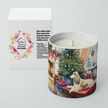 Load image into Gallery viewer, Afghan Hound Cozy Christmas Decorative Soy Candle