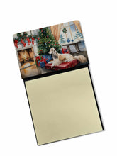 Load image into Gallery viewer, Afghan Hound Cozy Christmas Sticky Note Holder- Refiilable Desk Accessory Note Pad