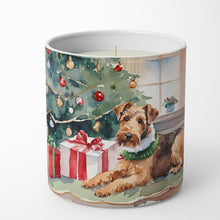 Load image into Gallery viewer, Airedale Terrier Cozy Christmas Decorative Soy Candle
