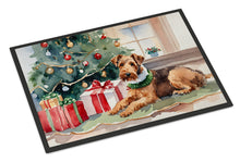 Load image into Gallery viewer, Airedale Terrier Cozy Christmas Doormat - Large 24x36 – Indoor/Outdoor Floor Mat with Artistic Flair