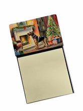 Load image into Gallery viewer, Airedale Terrier Cozy Christmas Sticky Note Holder- Refiilable Desk Accessory Note Pad