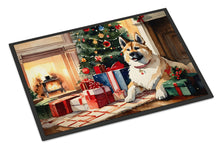Load image into Gallery viewer, Akita Cozy Christmas Doormat