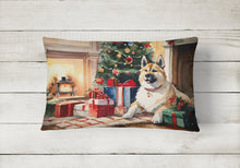 Load image into Gallery viewer, Akita Cozy Christmas Throw Pillow