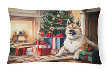 Load image into Gallery viewer, Akita Cozy Christmas Throw Pillow