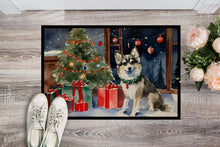 Load image into Gallery viewer, Alaskan Klee Kai Cozy Christmas Doormat - Large 24x36 – Indoor/Outdoor Floor Mat with Artistic Flair
